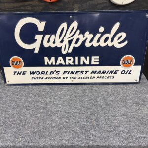Gulfpride Marine Oil sign